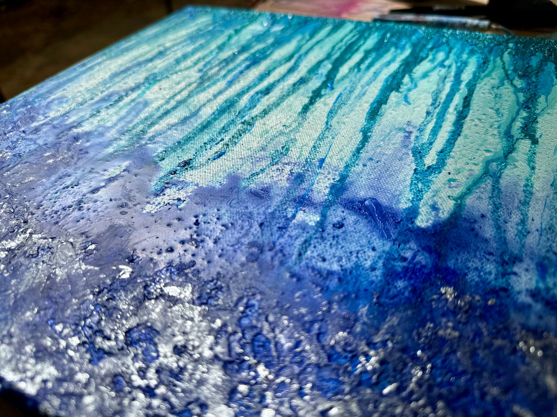 Blue Drips by Danielle Eze