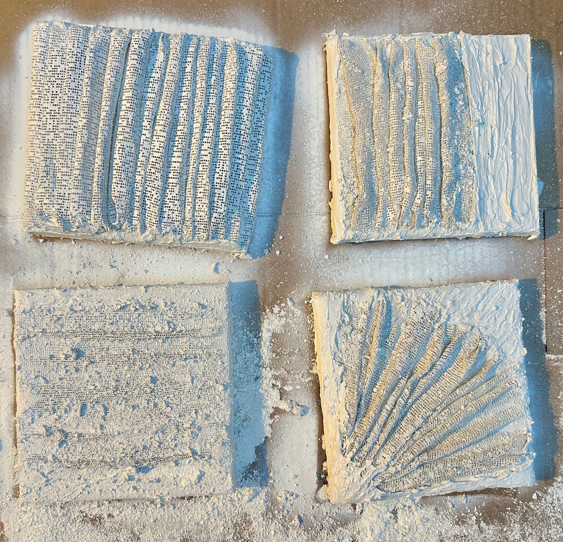 White Salt, Four Panels by Danielle Eze — collected
